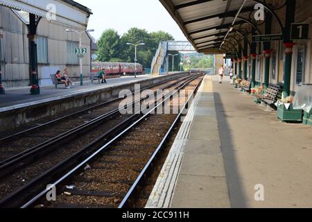 Ryde St johns Station auf der Isle of Wight Stockfoto