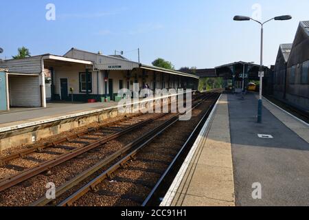 Ryde St johns Station auf der Isle of Wight Stockfoto