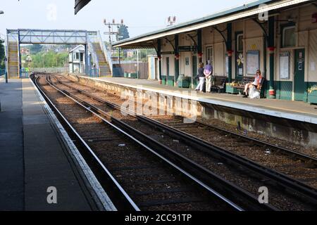 Ryde St johns Station auf der Isle of Wight Stockfoto