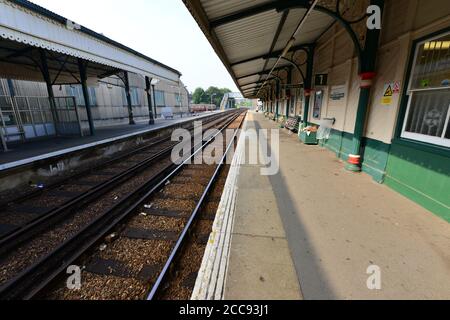 Ryde St johns Station auf der Isle of Wight Stockfoto