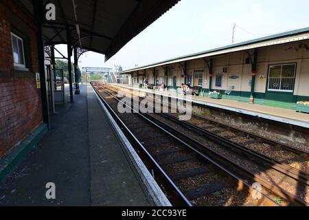 Ryde St johns Station auf der Isle of Wight Stockfoto