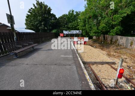 Shanklin Station auf der Isle of Wight Stockfoto