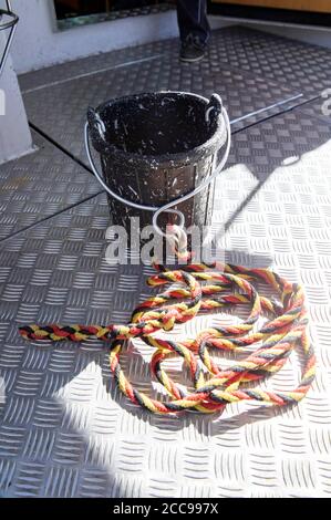 Uberlingen, Deutschland. August 2020. Auf dem Wasserpolizeiboot bei der exklusiven Fotogelegenheit auf der Wasserpolizeistation in Uberlingen. Uberlingen, 19. August 2020 Quelle: dpa/Alamy Live News Stockfoto