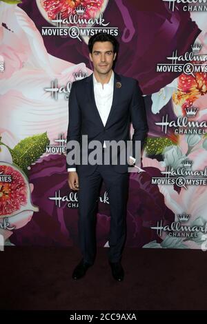 LOS ANGELES - JAN 13: Peter Porte im Hallmark Channel und Hallmark Movies and Mysteries Winter 2018 TCA Event im Tournament House am 13. Januar 2018 in Pasadena, CA Stockfoto