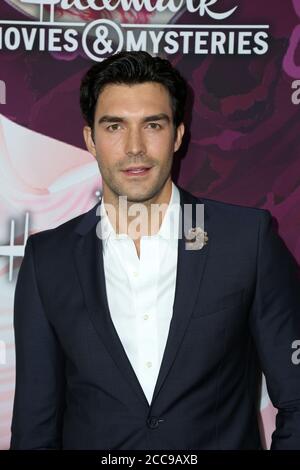 LOS ANGELES - JAN 13: Peter Porte im Hallmark Channel und Hallmark Movies and Mysteries Winter 2018 TCA Event im Tournament House am 13. Januar 2018 in Pasadena, CA Stockfoto