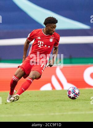 Lissabon, Lissabon, Portugal, 19. August 2020. Alphonso DAVIES, FCB 19 im Halbfinalspiel UEFA Champions League, Finalturnier FC BAYERN MÜNCHEN - OLYMPIQUE LYON 3-0 in der Saison 2019/2020, FCB, © Peter Schatz / Alamy Live News / Pool - die UEFA-VORSCHRIFTEN VERBIETEN DIE VERWENDUNG VON FOTOS als BILDSEQUENZEN und/oder QUASI-VIDEO - Nationale und internationale Nachrichtenagenturen AUSSCHLIESSLICHE redaktionelle Verwendung Stockfoto