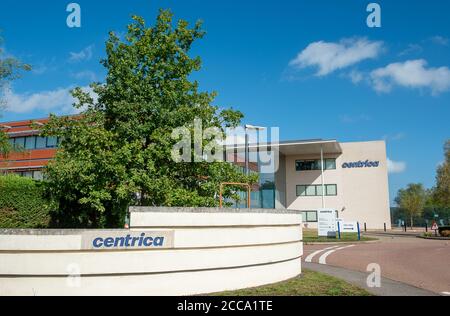 Windsor, Berkshire, Großbritannien. August 2020. Die Mitarbeiter von British Gas, einem Teil von Centrica, haben nach Vorschlägen zur "Beschuss und Wiedereinstellung" von Mitarbeitern bei neuen, weniger günstigen Arbeitsverträgen für Streikstimmen gestimmt. Der Hauptsitz von Centrica in Großbritannien befindet sich in Windsor, Berkshire. Quelle: Maureen McLean/Alamy Live News Stockfoto