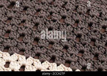 Hand Stricken Muster Nahaufnahme Foto Stockfoto