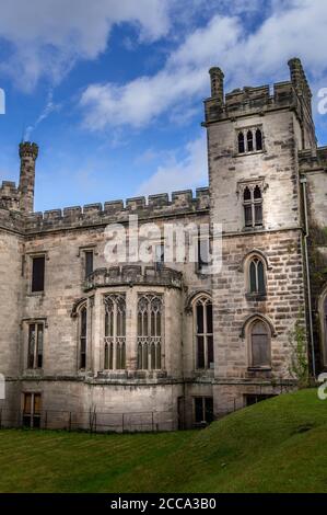 Alton Towers - das alte Landgut Gebäude Stockfoto