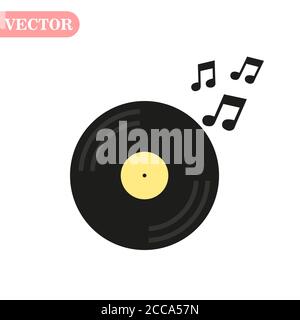 Abstrakte Musik Hintergrund Vektor-Illustration für Ihr Design. Stock Vektor