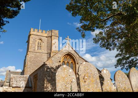 St. Mary's Church, Burton Bradstock, Dorset, Großbritannien Stockfoto