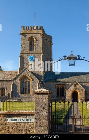 St. Mary's Church, Burton Bradstock, Dorset, Großbritannien Stockfoto