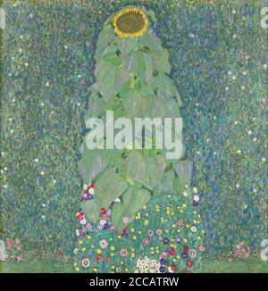 Sonnenblume. Museum: Österreichische Galerie Belvedere, Wien. Autor: GUSTAV KLIMT. Stockfoto