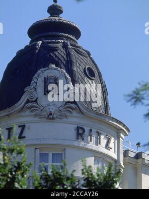 CUPULA ESQUINADA - 1910. AUTOR: CHARLES FREDERIC MEWES. Lage: HOTEL RITZ. MADRID. SPANIEN. Stockfoto