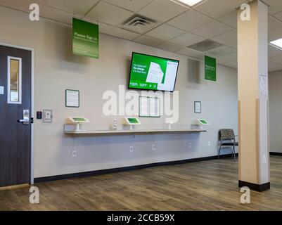 Las Vegas, 6. AUGUST 2020 - Innenansicht des Quest Diagnostics Stockfoto