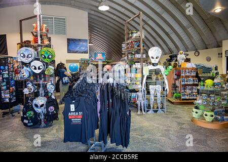 Nevada, 9. AUG 2020 - Innenansicht des Alien Research Center Stockfoto