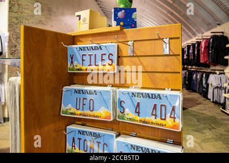Nevada, 9. AUG 2020 - Innenansicht des Alien Research Center Stockfoto