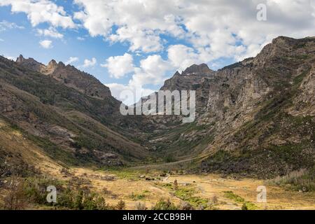 Wunderschöne Landschaft rund um den Lamoille Canyon, Nevada Stockfoto