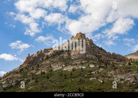 Wunderschöne Landschaft rund um den Lamoille Canyon, Nevada Stockfoto