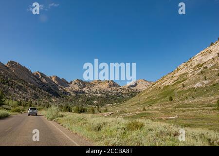 Wunderschöne Landschaft rund um den Lamoille Canyon, Nevada Stockfoto