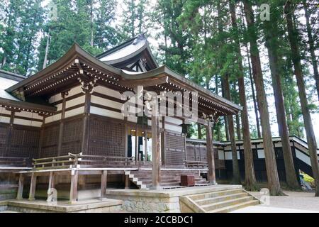 Gifu, Japan - Keta Wakamiya Schrein. Eine berühmte historische Stätte in Hida, Gifu, Japan. Stockfoto