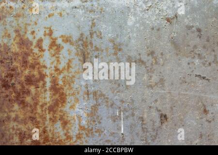 Rostige Metallbeschichtung. Alte Oberfläche. Stockfoto