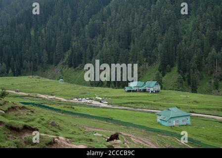 Zuhause in Aru Valley, Jammu Kashmir, Indien Stockfoto