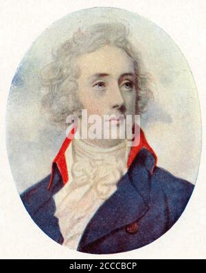 WILLIAM PITT DER JÜNGERE (1759-1806) Tory Staatsmann Stockfoto