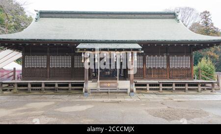 Saitama, Japan - Wasinomiya Schrein in Kuki, Saitama, Japan. Der Schrein war eine Geschichte von über 2000 Jahren und Anime Heiligen Ort. Stockfoto