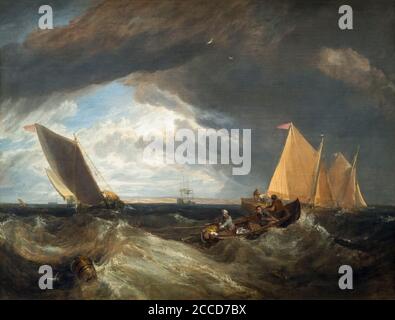 Die Kreuzung der Themse und des Medway, JMW Turner, 1807, Nationalgalerie, Washington DC, USA, Nordamerika Stockfoto