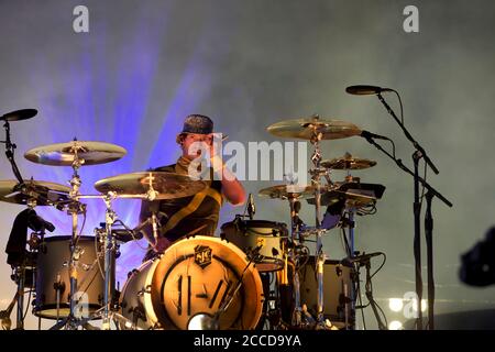 24.8.2019 Richfield Avenue Reading Berkshire uk 21 Piloten treten auf der Hauptbühne am zweiten Tag beim Reading Festival auf.Leute im Bild: Josh Dun Stockfoto