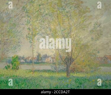Die Weiden, Claude Monet, 1880, Nationalgalerie, Washington DC, USA, Nordamerika Stockfoto