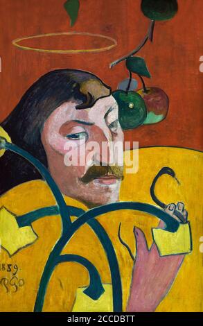 Selbstbildnis, Paul Gauguin, 1889, Nationalgalerie, Washington DC, USA, Nordamerika Stockfoto