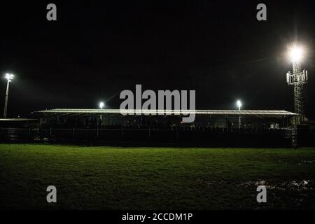 25/02/2020 Wealdstone vs Chelmsford City 0-1. Grosvenor Vale Stadium. National League South. Tom Knowles erzielte das Siegtor für Chelmsford City. Stockfoto