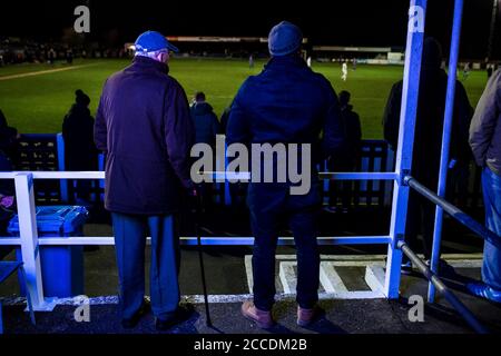 25/02/2020 Wealdstone vs Chelmsford City 0-1. Grosvenor Vale Stadium. National League South. Tom Knowles erzielte das Siegtor für Chelmsford City. Stockfoto