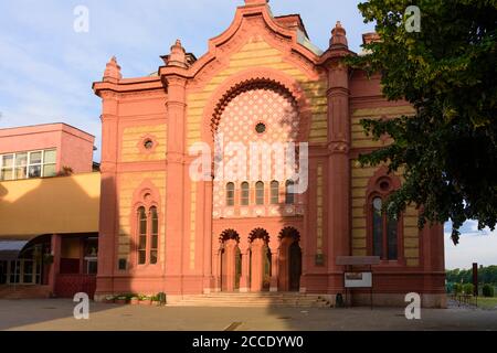 Uschhorod, Ungwar, ehemalige Synagoge, jetzt Philharmonia, Philharmonisches Orchester in Transkarpatien, Transkarpatien, Zakarpattien, Ukraine Stockfoto