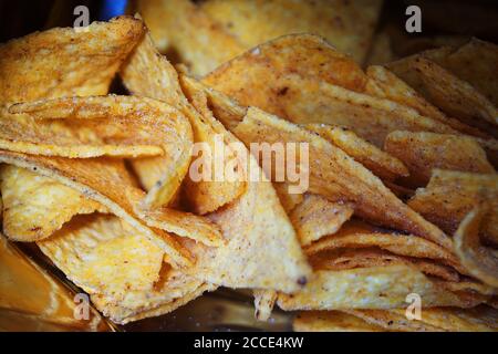 Mexikanische Tortilla Chips Stockfoto