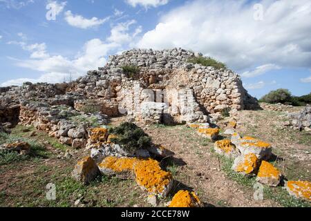 Santuaris de so Na Cacana, Menorca Stockfoto