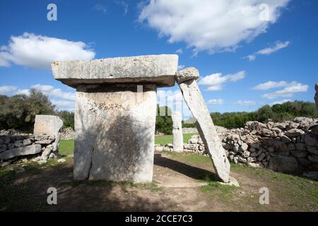 Taula-Platz, Talati de Dalt, Menorca Stockfoto