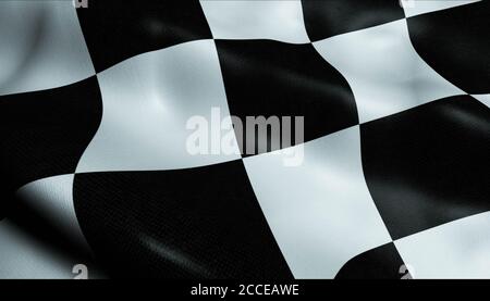 3D Illustration einer wehenden belgischen Stadtflagge von Peruwelz (Land Belgien) Stockfoto