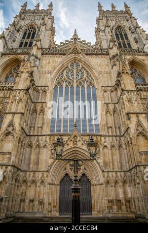 York Minster Gotische Kathedrale, York, Yorkshire, England Stockfoto