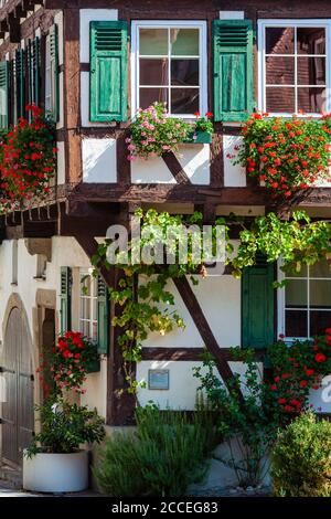 Deutschland, Baden-Württemberg, Bietigheim-Bissingen, Fachwerkhaus Stockfoto