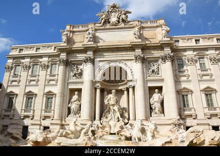 Trevi-Brunnen in Rom, Italien Stockfoto