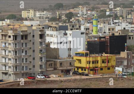 Dakar (Senegal), eine afrikanische Megalopolis in kontinuierlicher Expansion Stockfoto