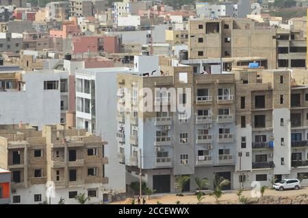 Dakar (Senegal), eine afrikanische Megalopolis in kontinuierlicher Expansion Stockfoto