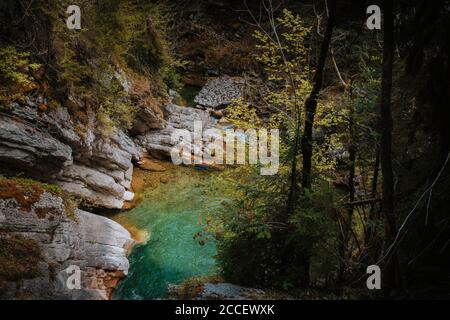 Europa, Deutschland, Bayern, Bayerische Alpen, Sudelfeld, Tatzelwurm, Brannenburg, Bayrischzell, Wasserfallsee Stockfoto