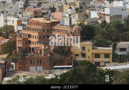 Dakar (Senegal), eine afrikanische Megalopolis in kontinuierlicher Expansion Stockfoto