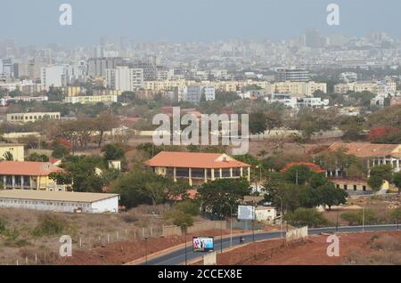 Dakar (Senegal), eine afrikanische Megalopolis in kontinuierlicher Expansion Stockfoto