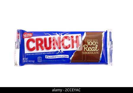 Nestle Crunch Bar Stockfoto