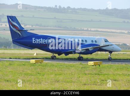 G-MAJG, ein British Aerospace Jetstream 41 von Eastern Airways, auf der RAF Leuchars Airshow im Jahr 2012. Stockfoto